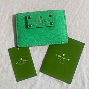 Kate Spade Vibrant Green Card Holder